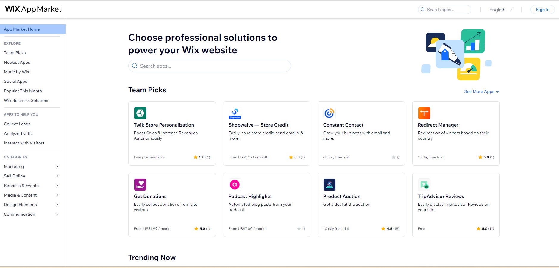 Apps and Plugins Wix